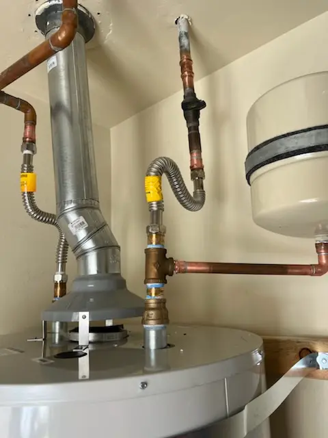Water heater installation and plumbing repair in Lawrence