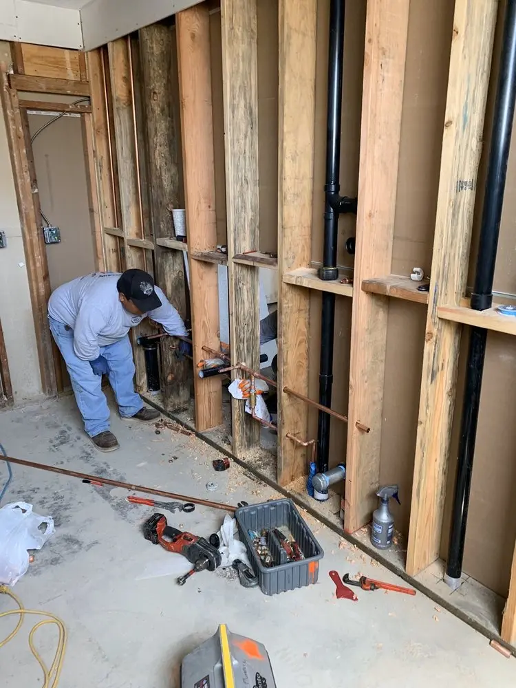 Commercial rough-in plumbing for Commercial Plumbing in Lawrence
